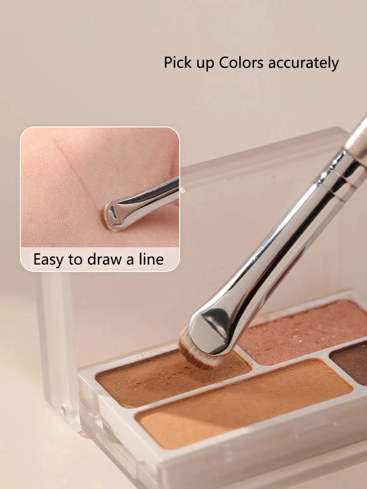 1pc Curved Eye Liner Make Up Brushes Precision Eyeliner Makeup Brush Eyelid aegyo sal Sharp Thin Small Eye cosmetic tools